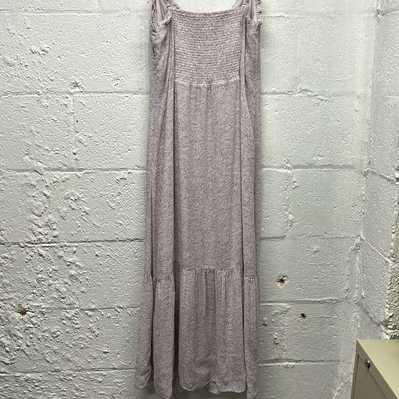 WILFRED Broadway Dress Ruffle Midi Lilac Purple Birch size 8 Aritzia - Picture 8 of 12